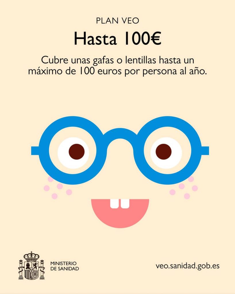 Plan Veo en Cámara Centro Óptico. Hasta 100€ de ayuda a menores de 17 años.